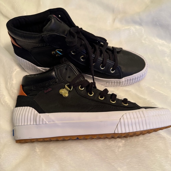 Keds Black and Brown High-Top Sneakers - Picture 6 of 11
